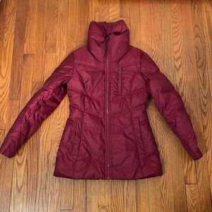 MARC‎ New York Hooded Puffer Jacket Coat Burgundy size XS